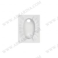 توالت زمینی چینی مروارید مدل کریستال