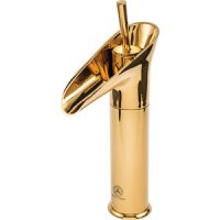 شیر روشویی آبشار آنتیک طلایی قهرمان