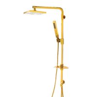 علم یونیکا فلت طلایی با شلنگ فلزی قهرمان