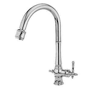 شیر ظرفشویی شاوری نگین کروم قهرمان