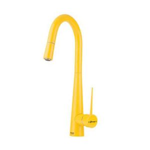 شیر ظرفشویی شاوری ایتن زرد شودر