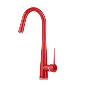 شیر ظرفشویی شاوری ایتن قرمز شودر