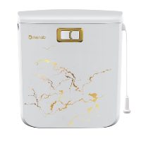 فلاش تانک ایمن آب مدل کاسپین طرح ماربل طلایی