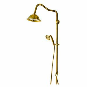 علم دوش آنتیک طلایی مات