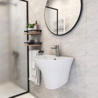 راهنمای انتخاب و نصب روشویی دیواری