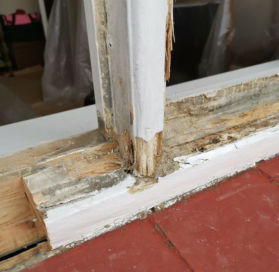 چگونه پوسیدگی چوب را در حمام رفع کنیم؟