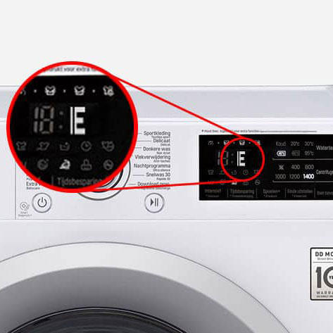 ارور ماشین لباسشویی