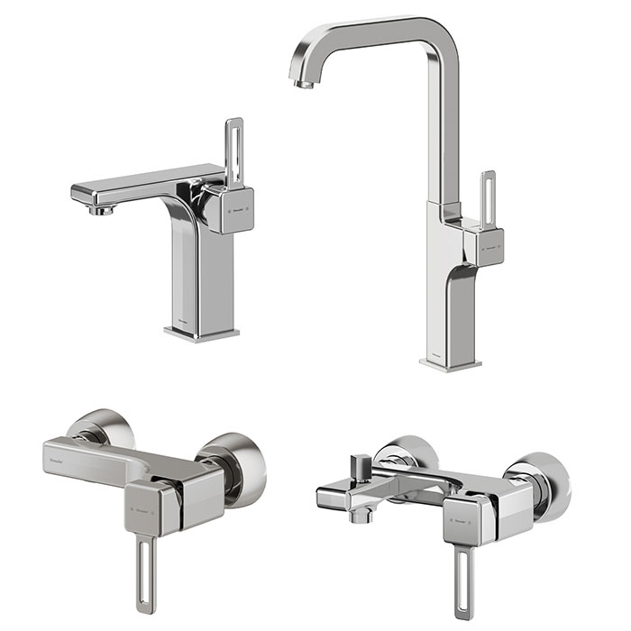 شیرآلات شودر مدل میشل کروم