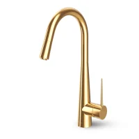 شیر آشپزخانه شاوری ایتن طلایی براق شودر