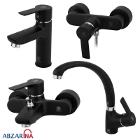 ست شیرآلات یاقوت مشکی قهرمان