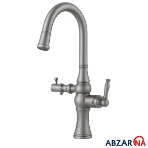 ظرفشویی دومنظوره شاوری نگین کروم مات