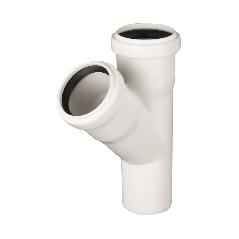 سه راه ۴۵ درجه پوش فیت سایلنت ۵۰-۱۱۰ نیوفلکس