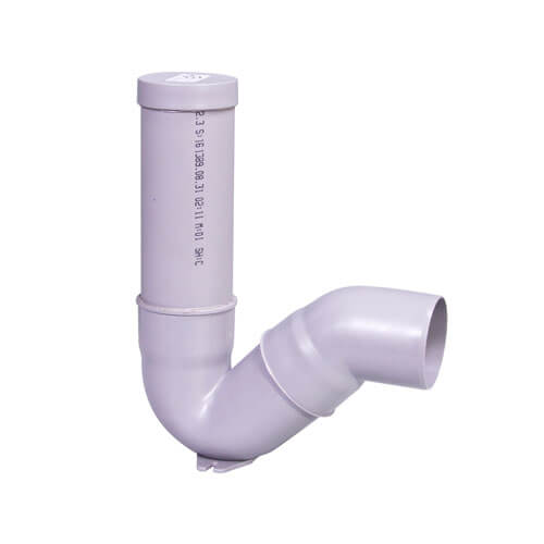 سیفون یک تکه سایلنت با لوله پوش فیت ۹۰۰-۱۲۵-۱۱۰ نیوفلکس