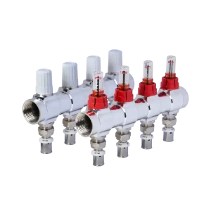 کلکتور ترموستاتیک رفت و برگشت فلومتر دار پرسی ( 1"*16)(6b) نیوپایپ