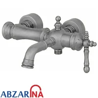 شیر دوش نگین کروم مات